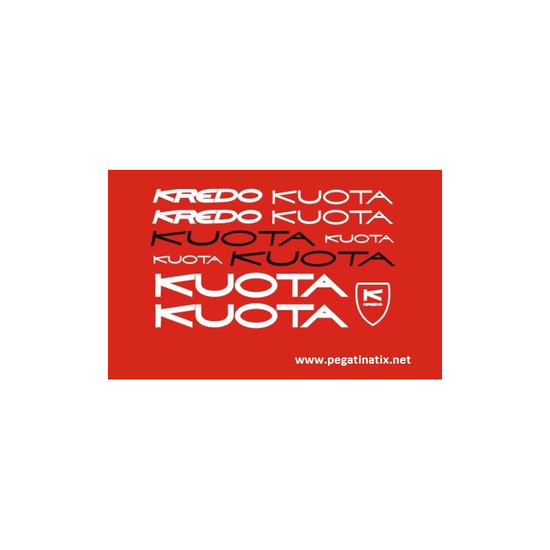 Sticker decal bike KUOTA 