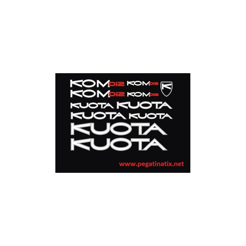 Sticker decal bike KUOTA DI2