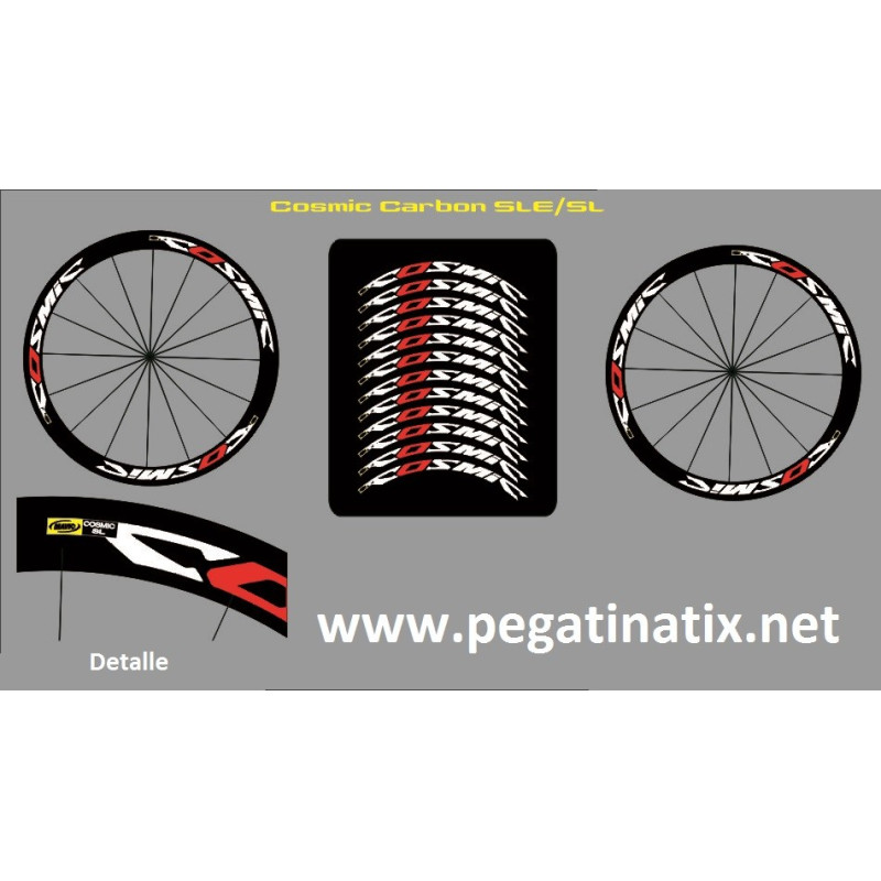 Sticker decal bike MAVIC COSMIC CARBON SLE