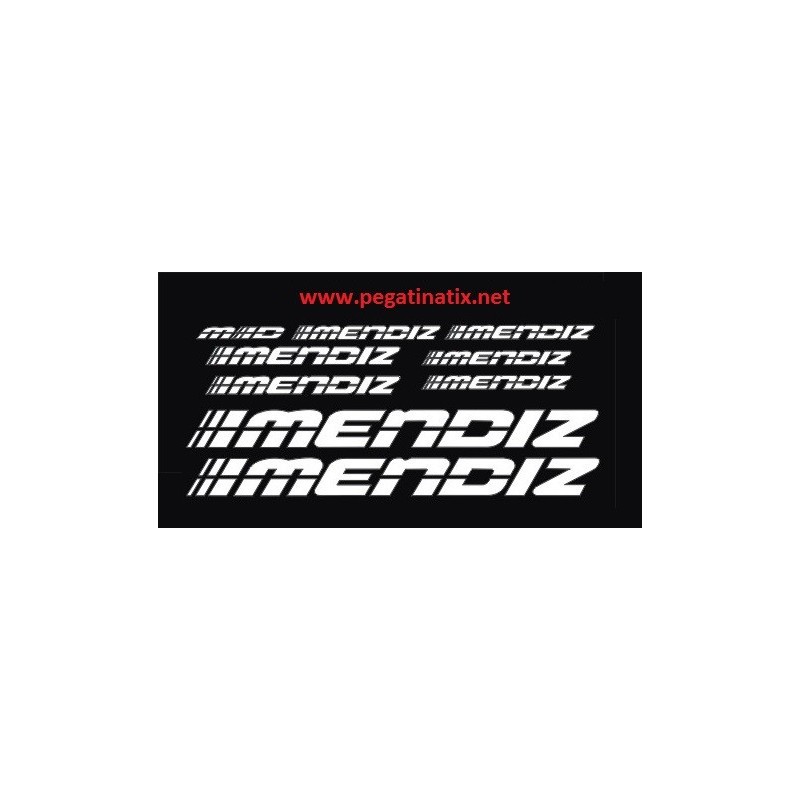 Stickers decals bike MENDIZ