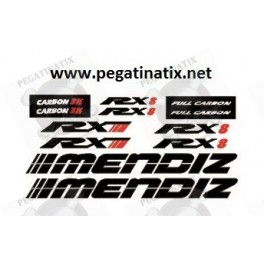Stickers decals bike MENDIZ RX