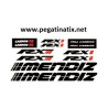 Stickers decals bike MENDIZ RX