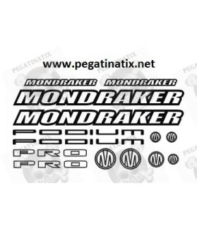 STICKER DECALS BIKE MONDRAKER PODIUM PRO (Compatible Product)