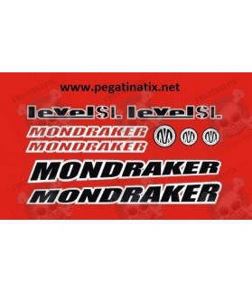 STICKER DECALS BIKE MONDRAKER LEVEL (Produit compatible)