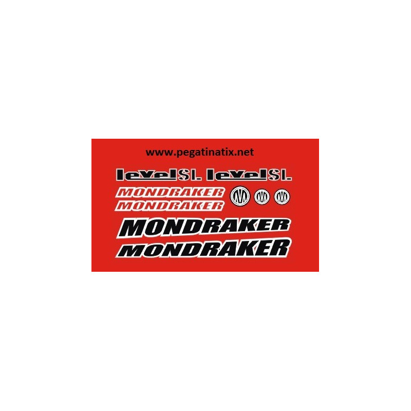 STICKER DECALS BIKE MONDRAKER LEVEL