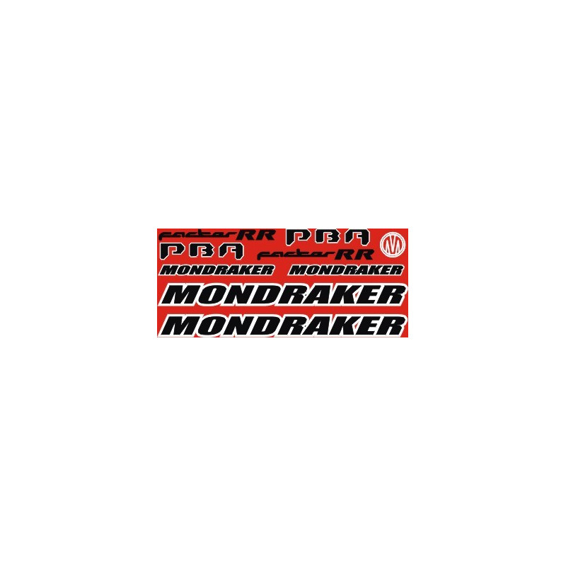 STICKER DECALS BIKE MONDRAKER LEVEL