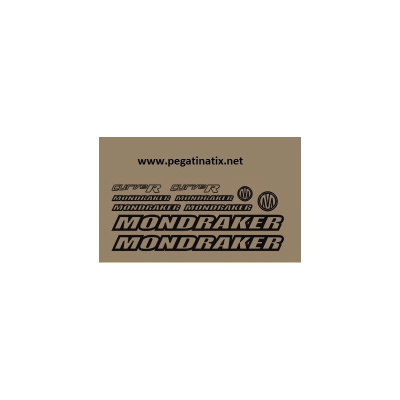 STICKER DECALS BIKE MONDRAKER FACTOR RR