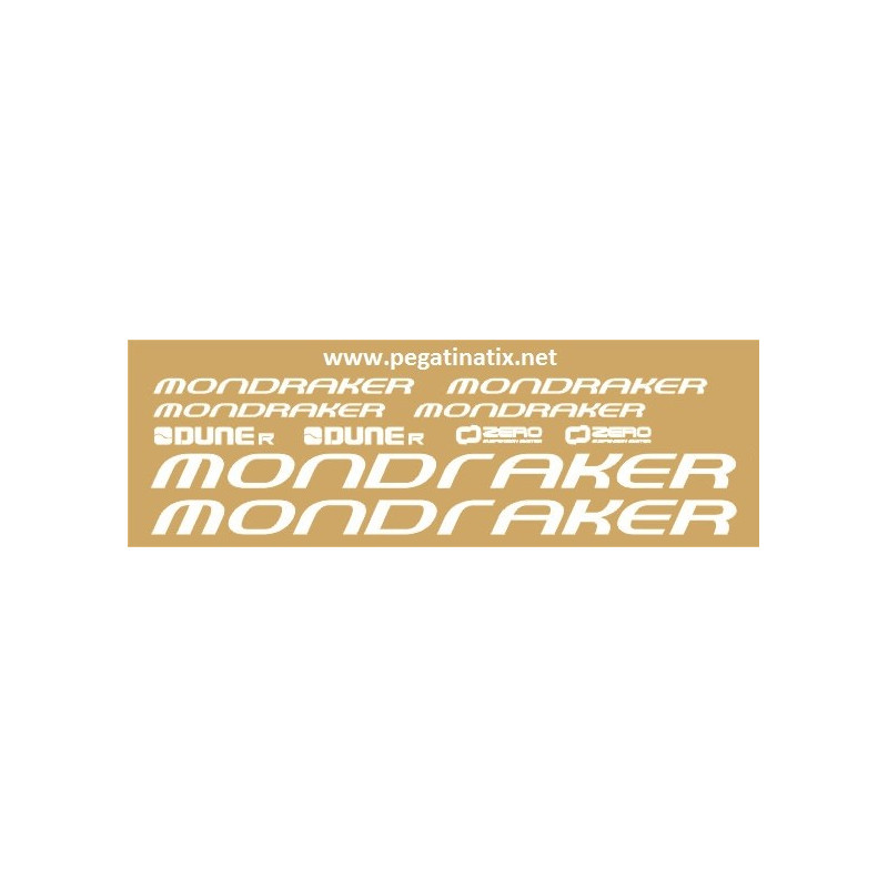 STICKER DECALS BIKE MONDRAKER CURVE R