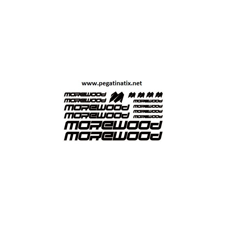 Sticker decal bike MOREWOOD 