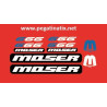 Sticker decal bike MOSER