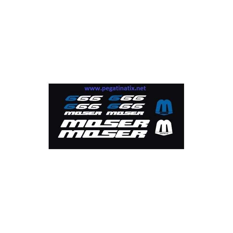 Sticker decal bike MOSER