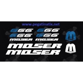 Sticker decal bike MOSER