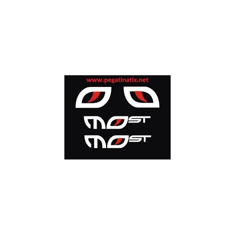 Stickers decals bike HANDLEBAR MOST