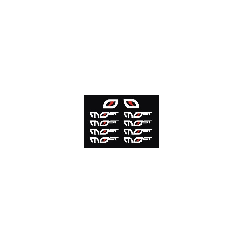 Stickers decals bike HANDLEBAR MOST