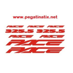 Stickers decals bike PACE 325.5