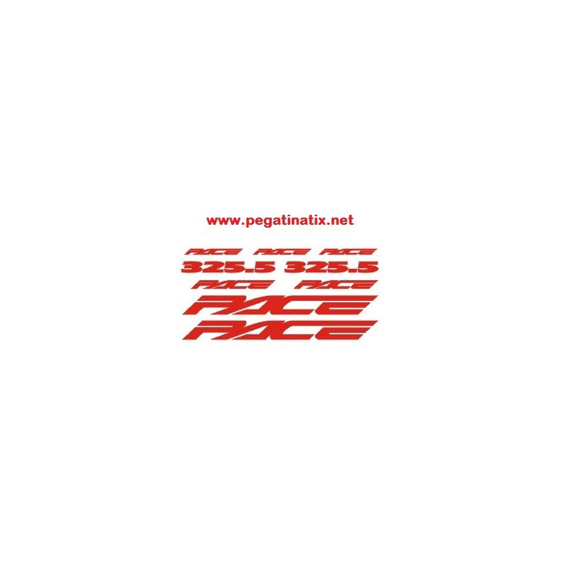 Stickers decals bike PACE 325.5