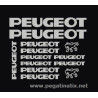 Stickers decals bike PEUGEOT
