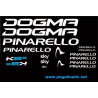 Stickers decals bike PINARELLO K8S SKY NEW!!!