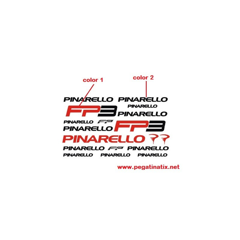 Stickers decals bike PINARELLO FP3
