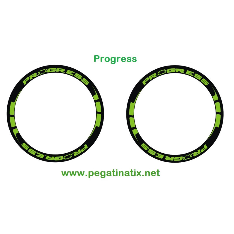 Stickers declas WHEEL RIMS PROGRESS 