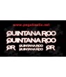 Stickers decals cycle QUINTANA ROO QR