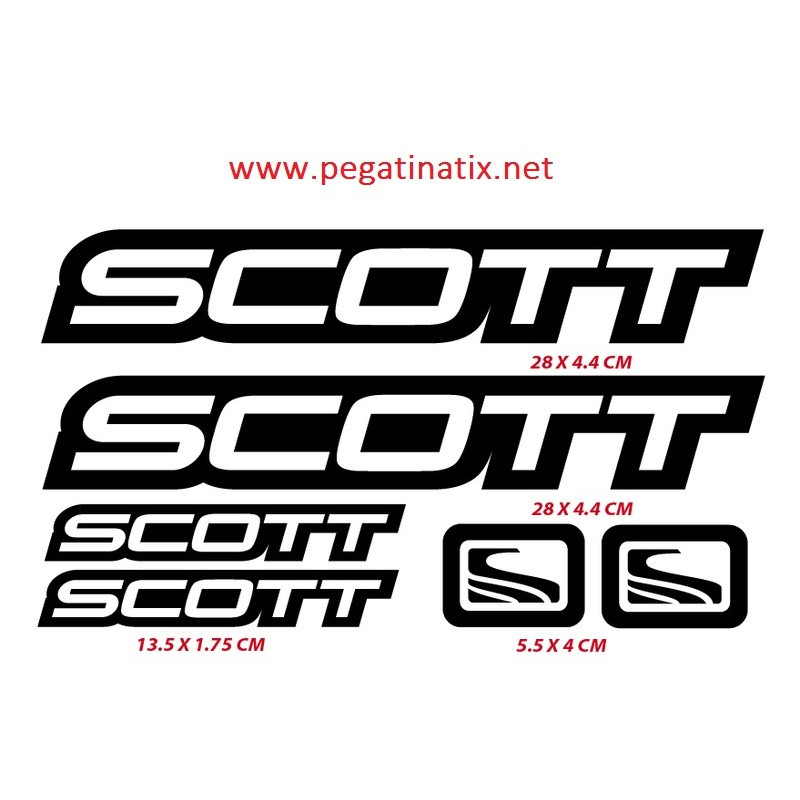 Sticker decal bike SCOTT USA
