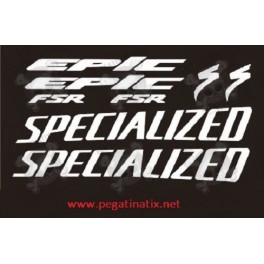 Sticker decal bike SPECIALIZED EPIC FSR 