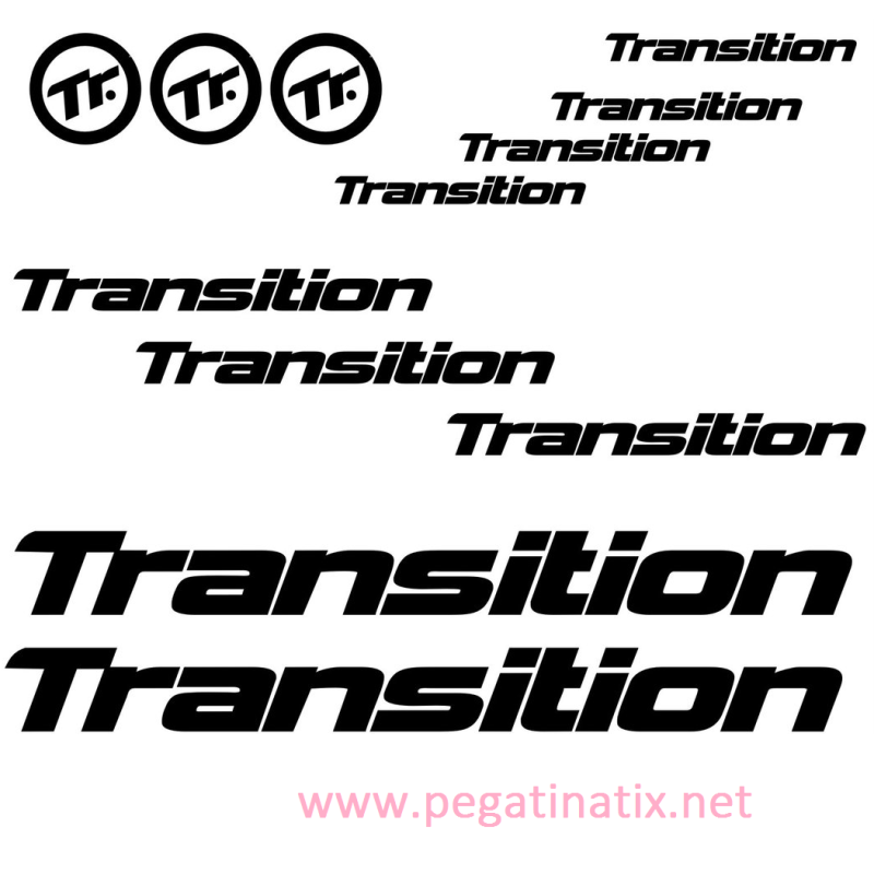 Stickers decals cycle TRANSITION