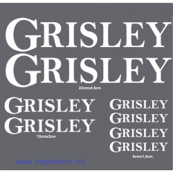 STICKER DECALS BIKE GRISLEY