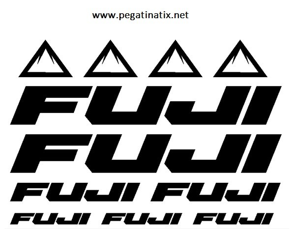 fuji bike stickers