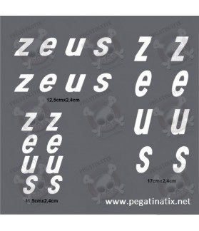 Stickers decals bike ZEUS (Compatible Product)