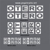STICKER DECALS BIKE OTERO