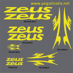 Stickers decals bike cycle ZEUS