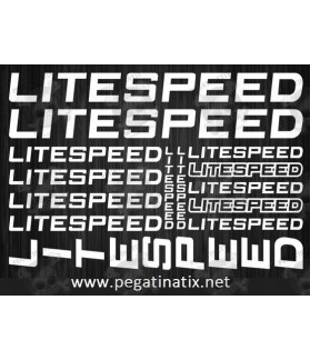 Stickers decals cycle LITESPEED (Compatible Product)