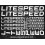 Stickers decals cycle LITESPEED (Compatible Product)