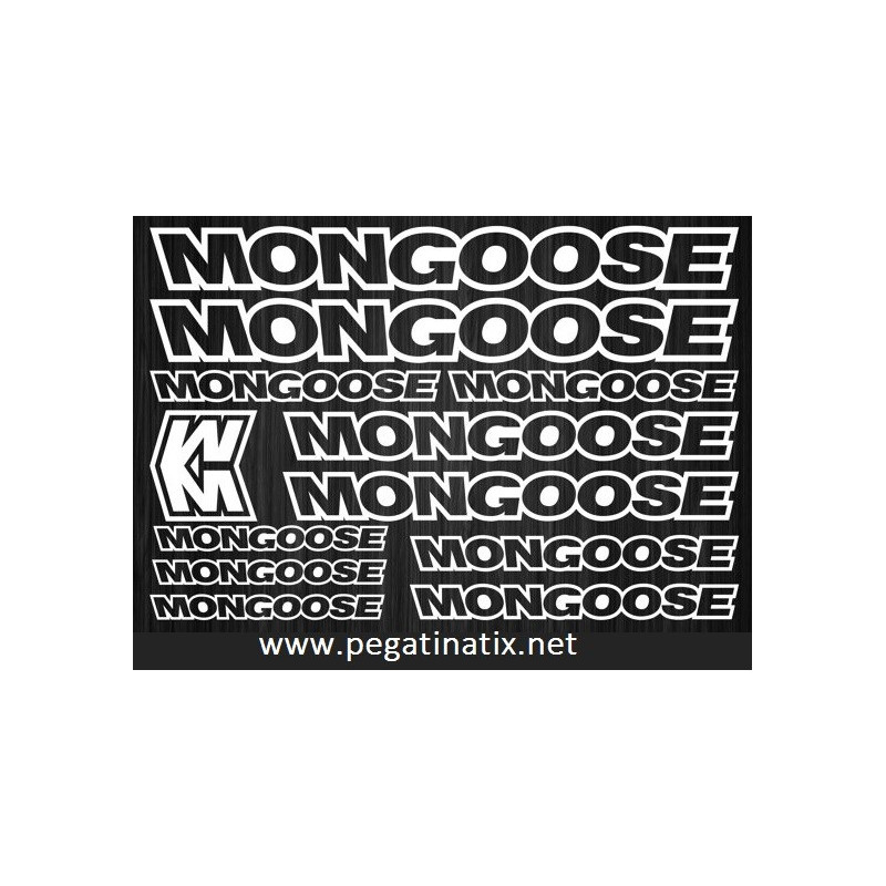 Stickers decals cycle MONGOOSE