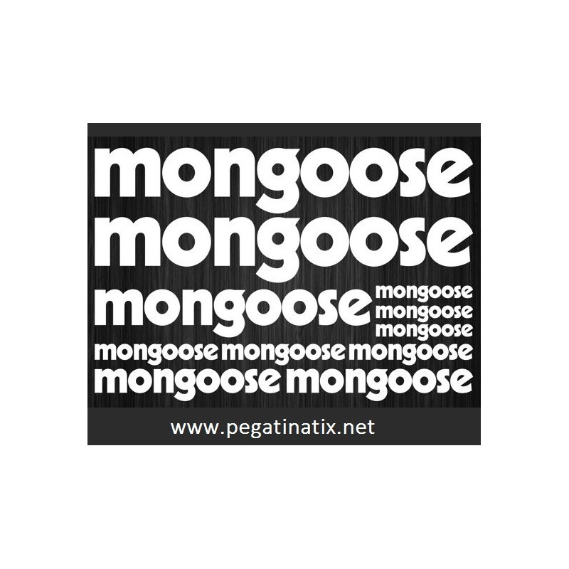 Stickers decals cycle MONGOOSE