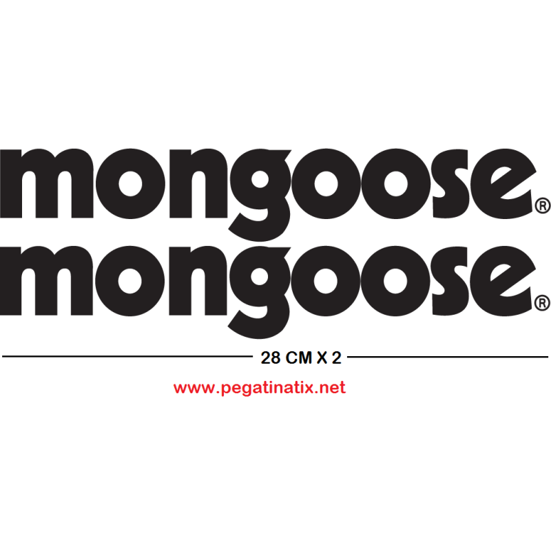 Stickers decals cycle MONGOOSE
