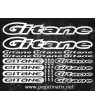 Stickers decals cycle GITANE