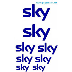 Stickers decals cycke SKY
