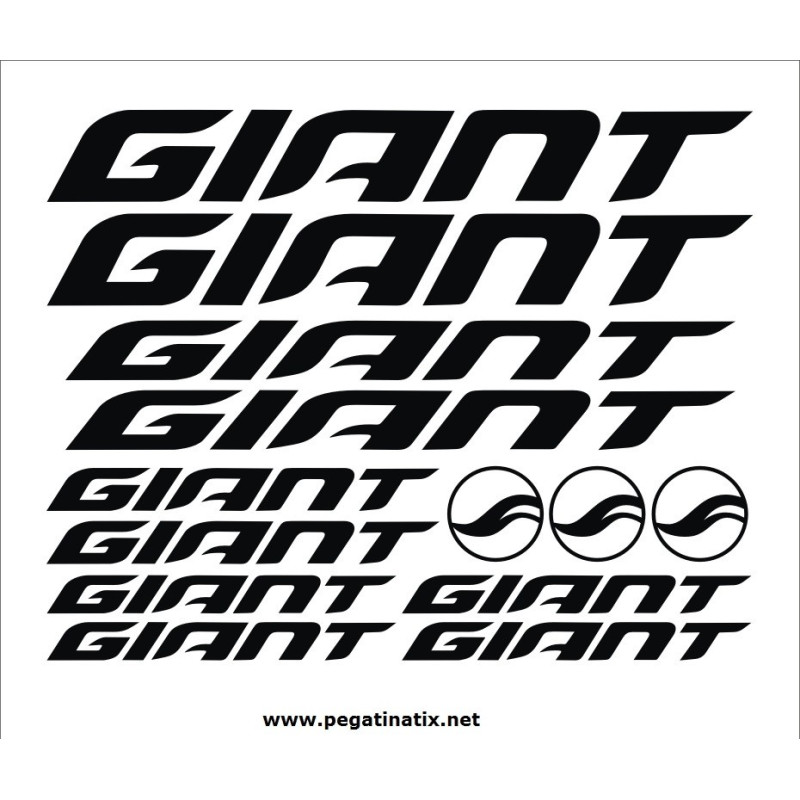Stickers decals bike GIANT UNIVERSAL