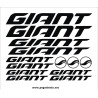 Stickers decals bike GIANT UNIVERSAL
