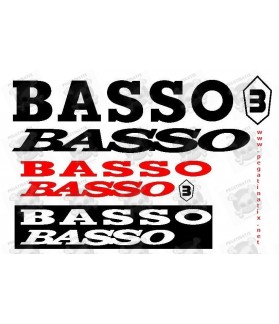 Stickers decals for cycle BASSO (Compatible Product)