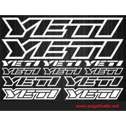 Sticker decal bike YETI