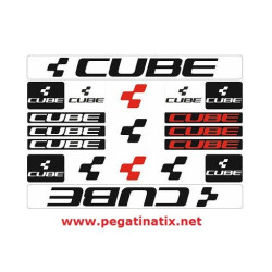 Sticker decal bike set CUBE UNIVERSAL
