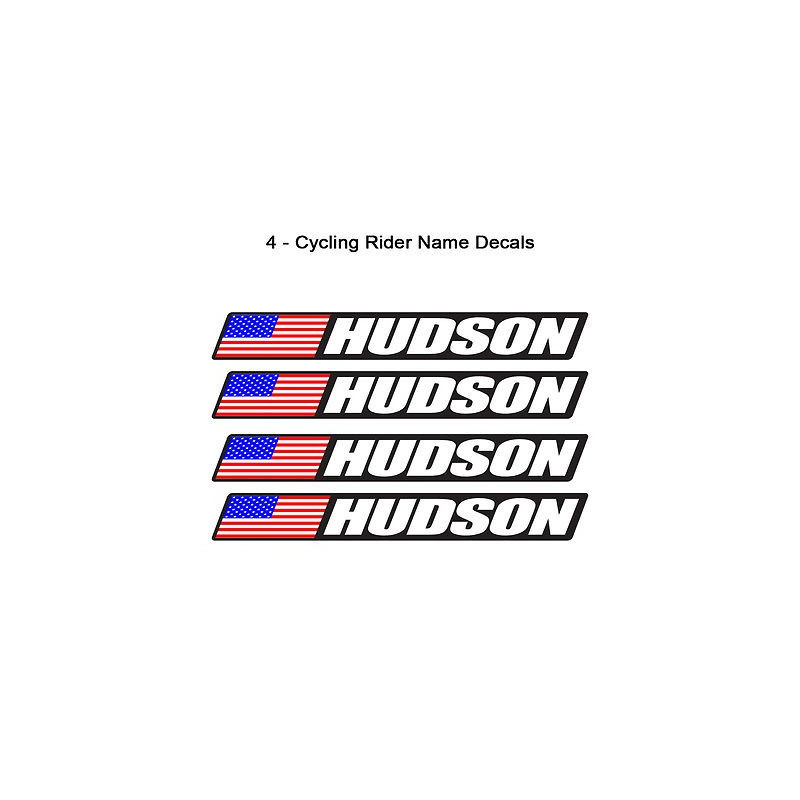 Stickers decals customizable FLAG WORLDWIDE AND YOUR NAME x 4