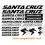Decals sitickers cycle SANTA CRUZ (Compatible Product)