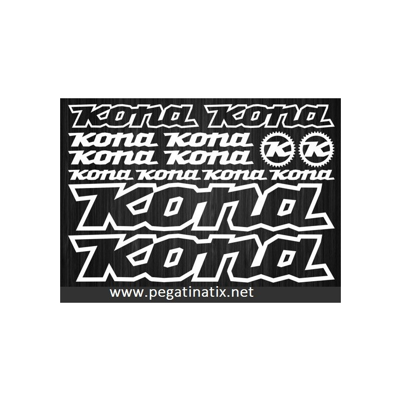 Stickers decals cycle KONA