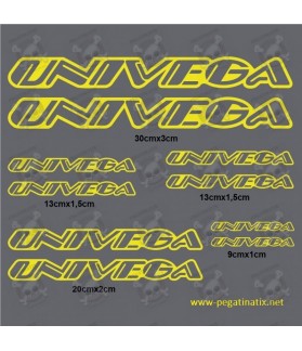 Sticker decal bike cycle UNIVEGA (Compatible Product)