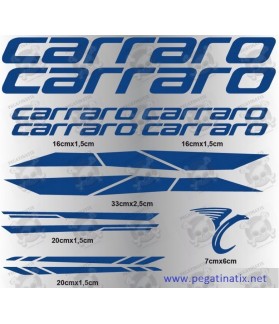 STICKER DECALS BIKE CARRARO (Compatible Product)